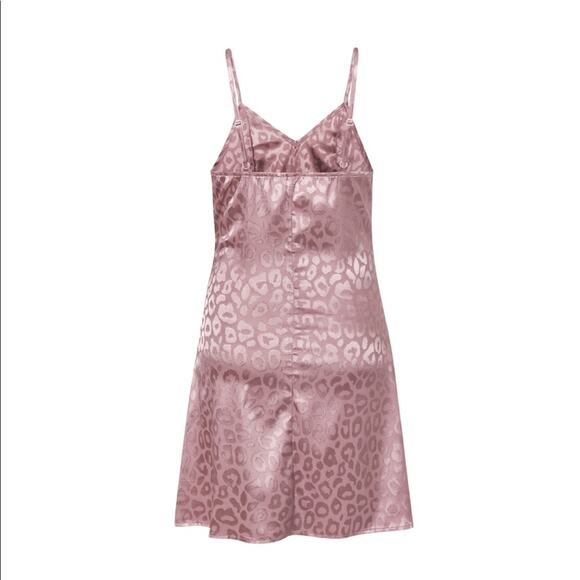 Sexy Animal Print Maternity Nightgown Size Large - Picture 5 of 15